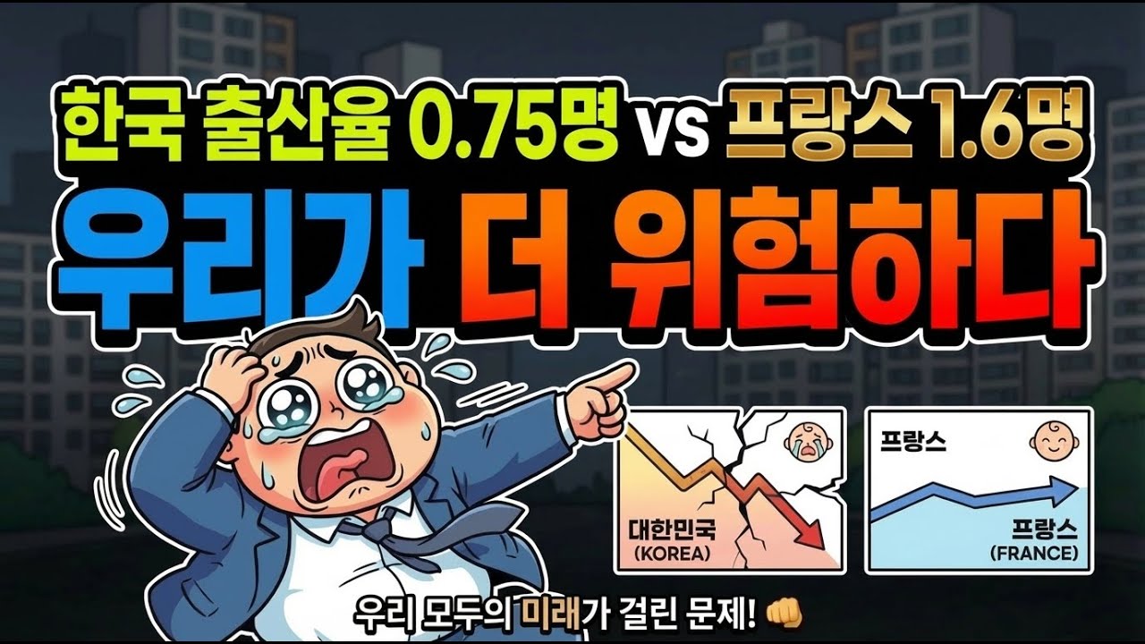 확정된 미래: 프랑스는 '생존' 확정, 한국은 '멸종' 확정