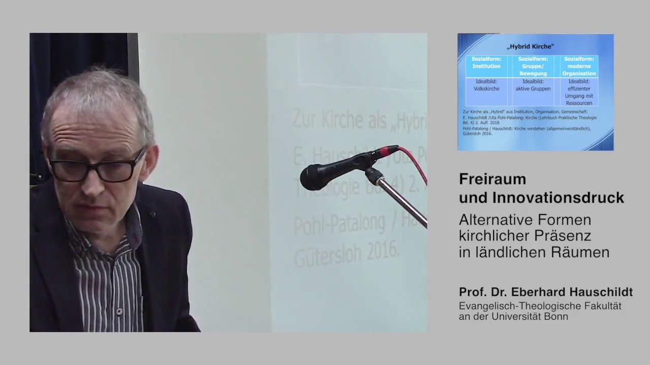 Prof. Dr  Eberhard Hauschildt - Freiraum und Innovationsdruck