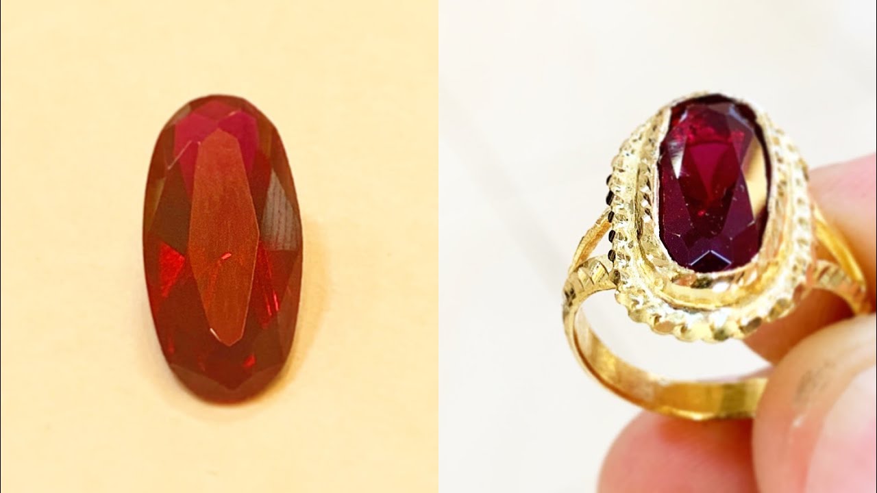 Making a 22k Gold Ruby Ring | Handmade Jewellery | Gold Jewelry Making | 4K Video