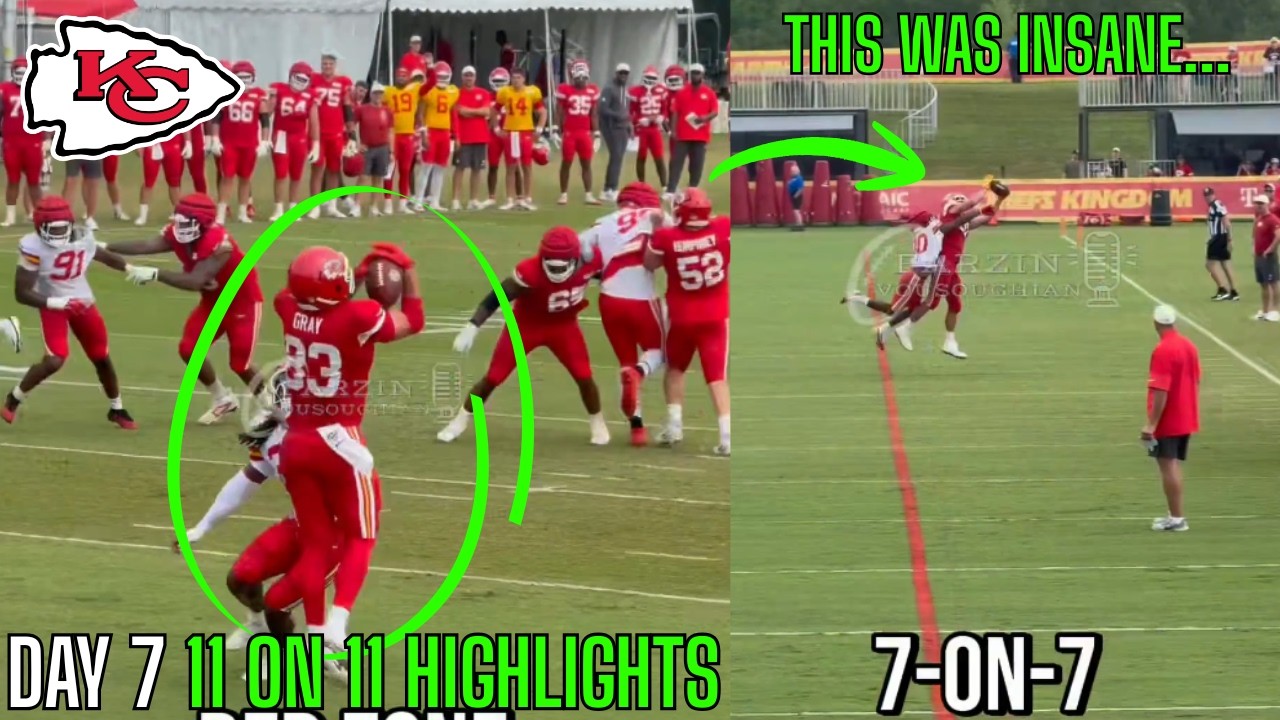 PATRICK MAHOMES & The Kansas City Chiefs Look UNREAL At Training Camp... | Day 7 Highlights |