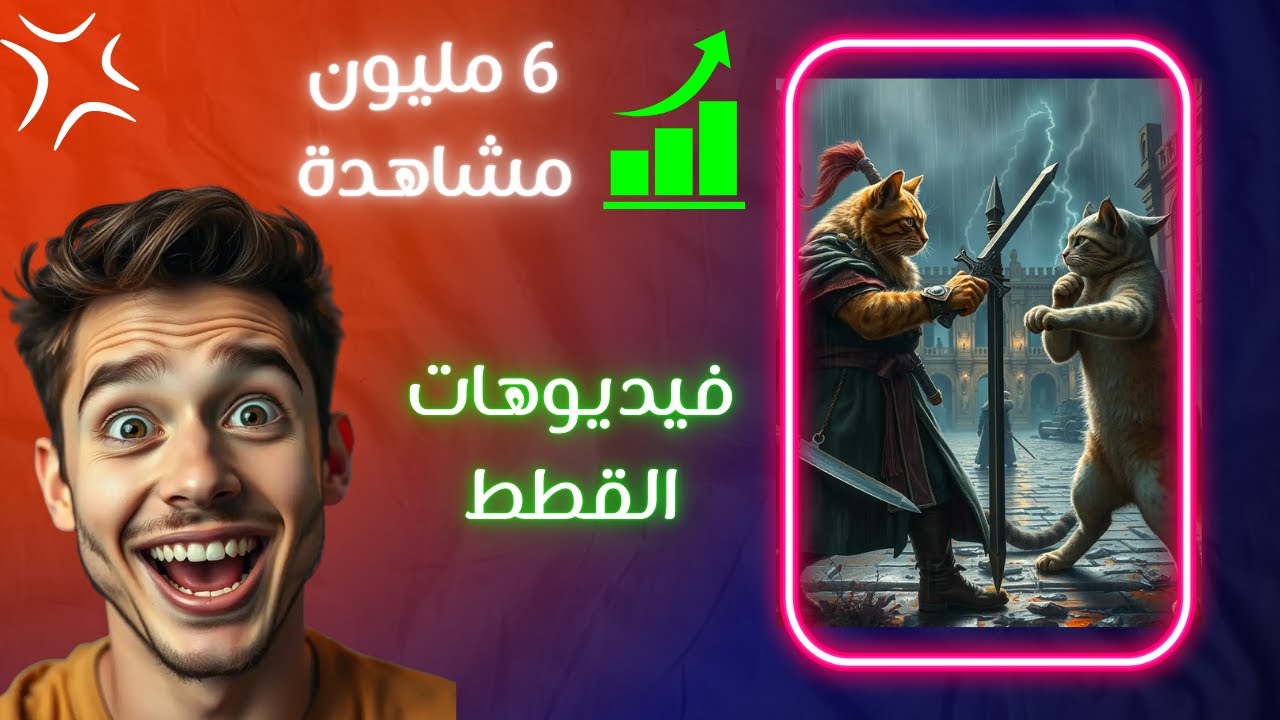 أسرار الربح من فيديوهات القطط بالذكاء الاصطناعي | الربح من الفيديوهات