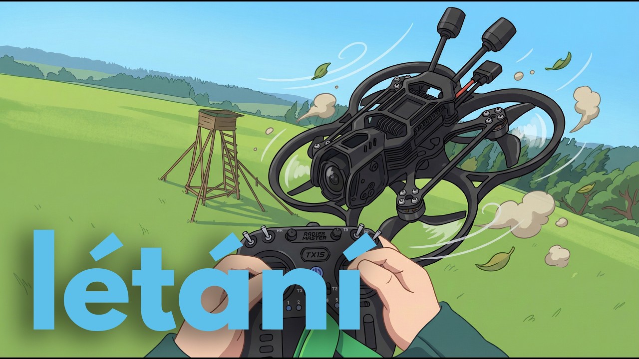 Létání bez keců - kolem posedu s stromů 🌲🚁