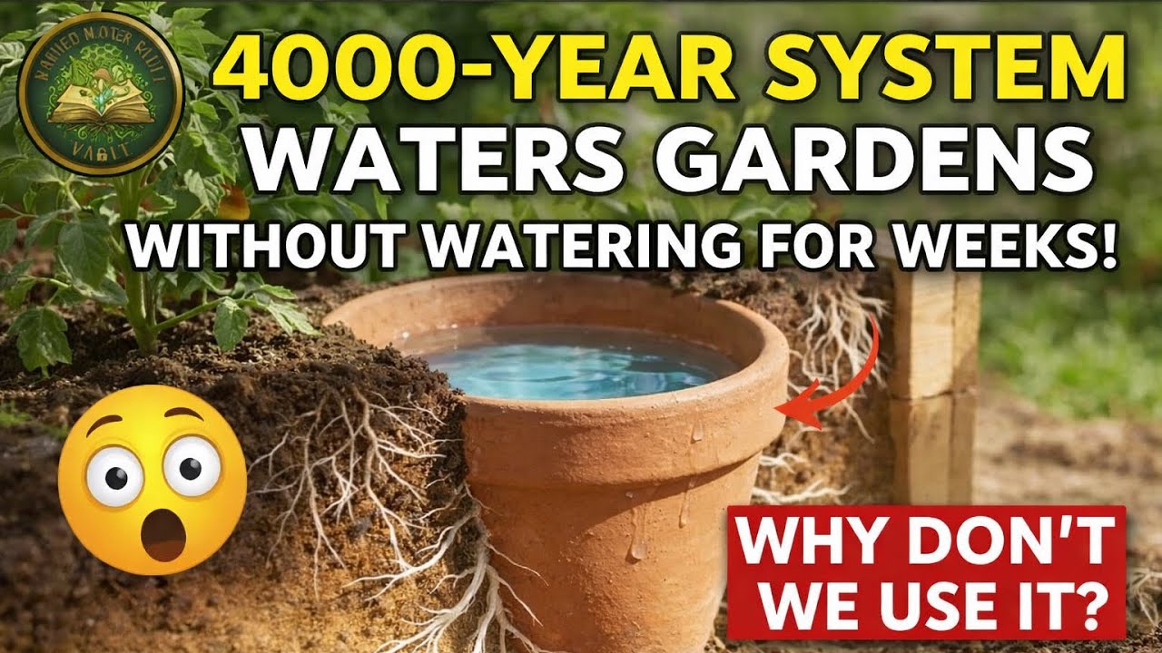 The 4000-Year System That Enables You Not To Water Your Gardens for Weeks: Why We Don’t Use It?.