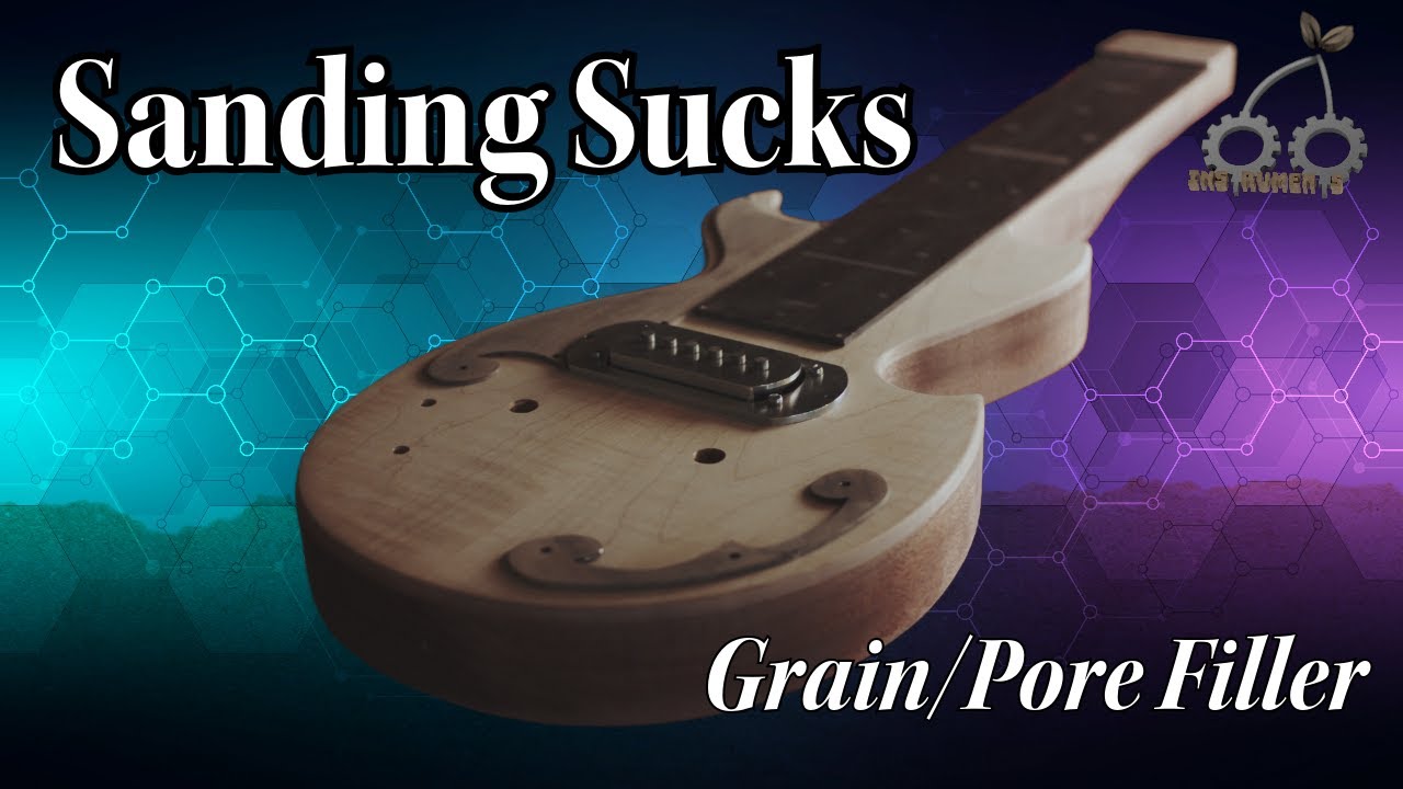 Making the Pickguard, Pore Filter, and Sanding | Epic Lap Steel Guitar