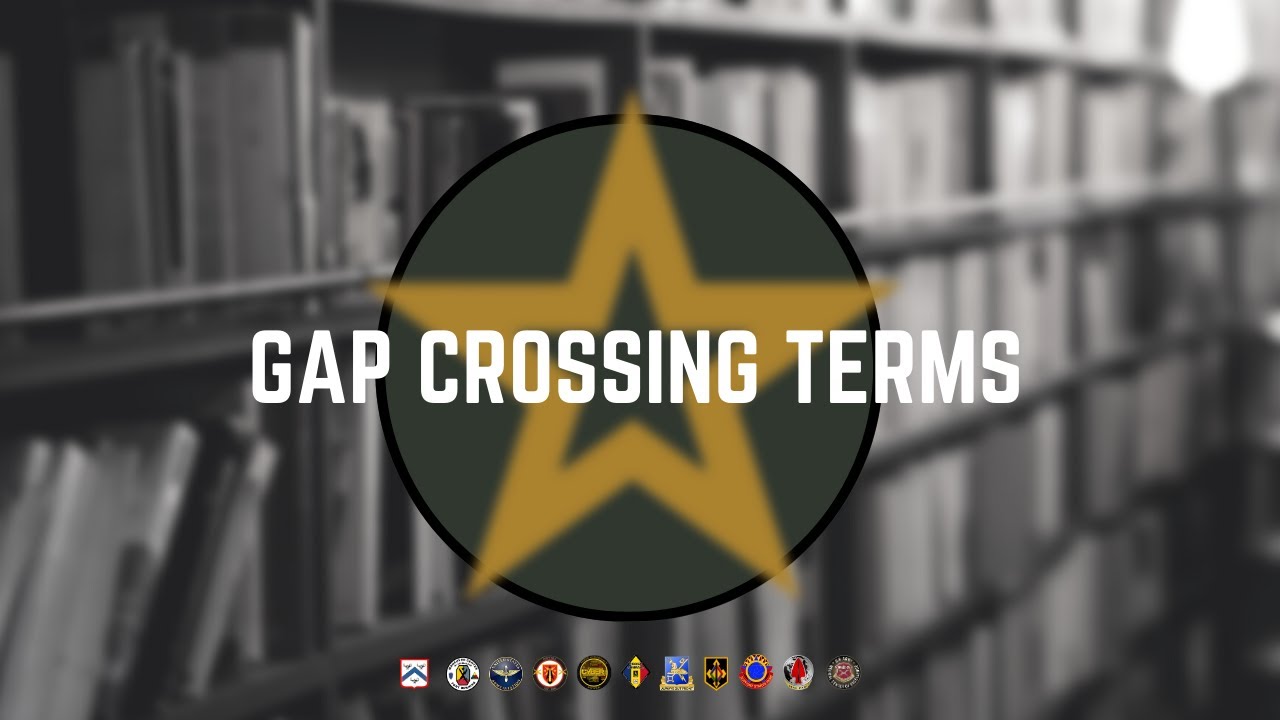Gap Crossing Terms