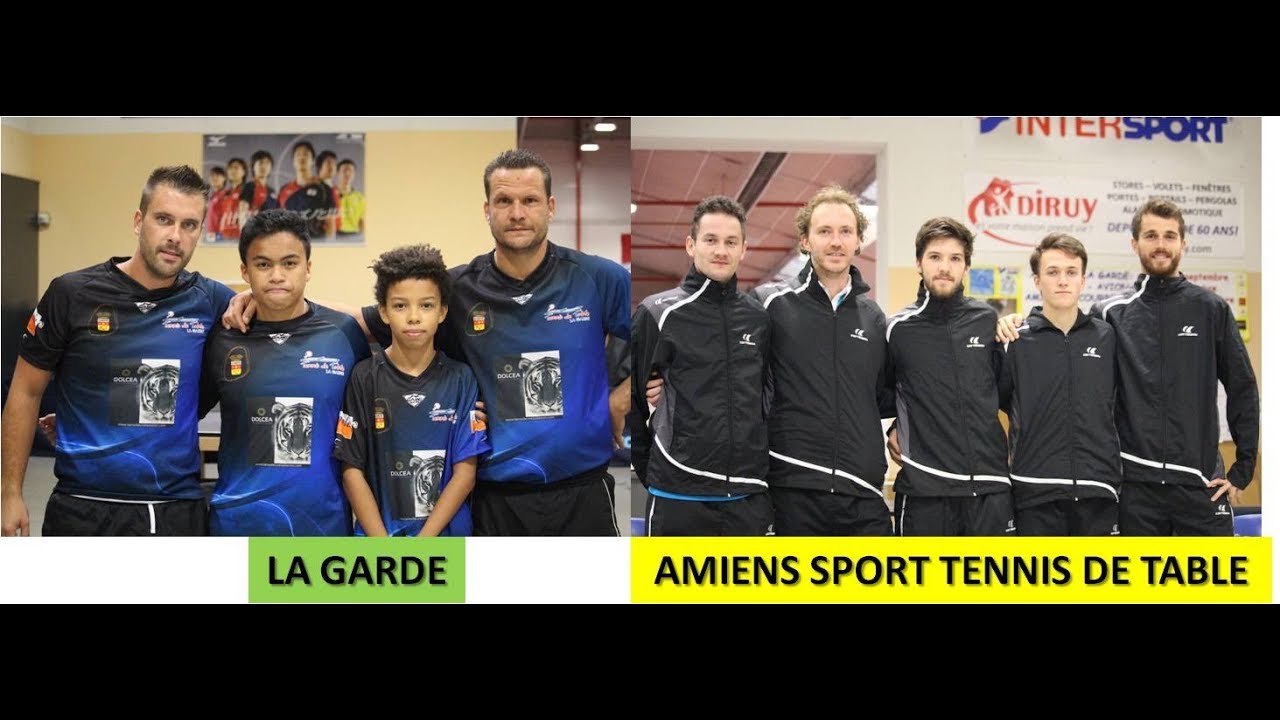 Amiens Sport Tennis de Table vs La Garde (8/0)