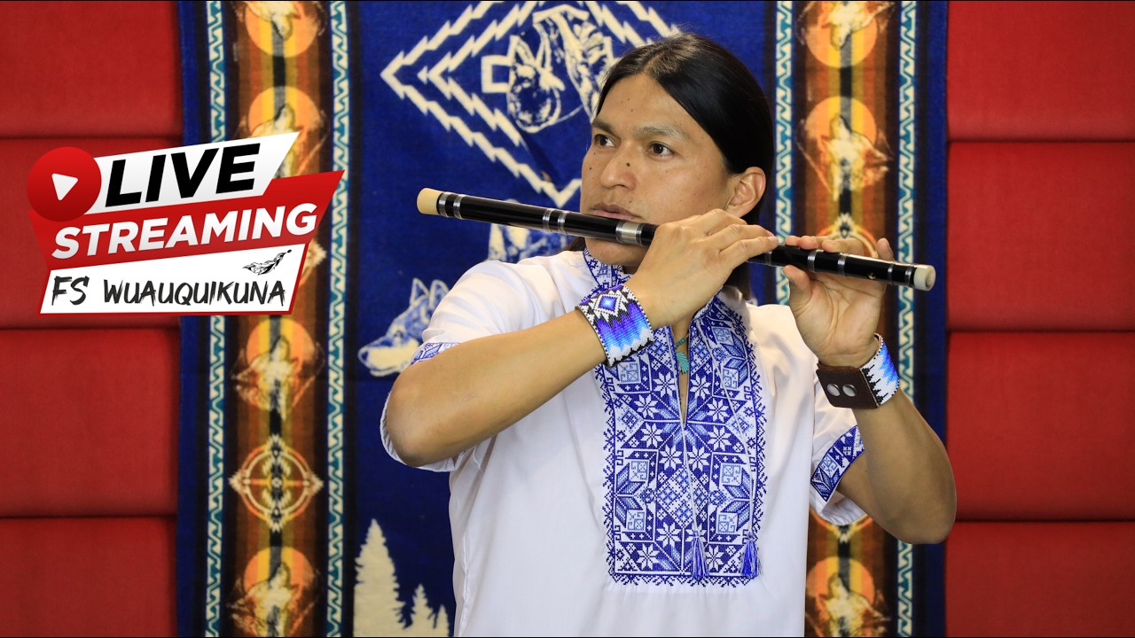 Andean Flute Music #livestream #musicforstudying #meditacion #flutemusic #fabianwuauquikuna