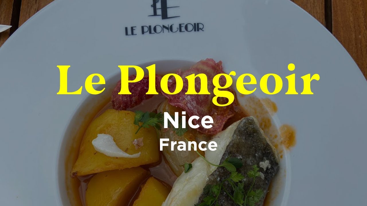 Brunching On A Rock In Nice — Le Plongeoir  | Nice France Brunch | Food Tour