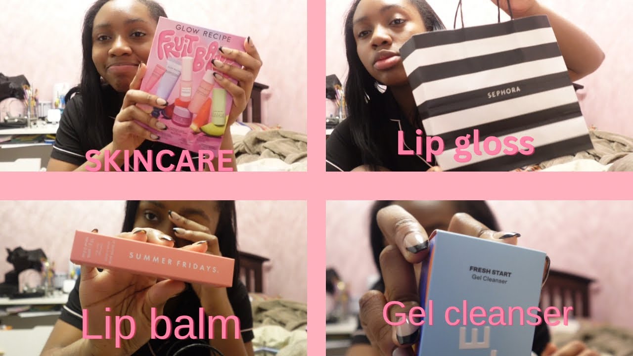 Sephora and Ulta haul 🛍️🛒| Skincare products, lip gloss, lip balm, cleanser, etc. 