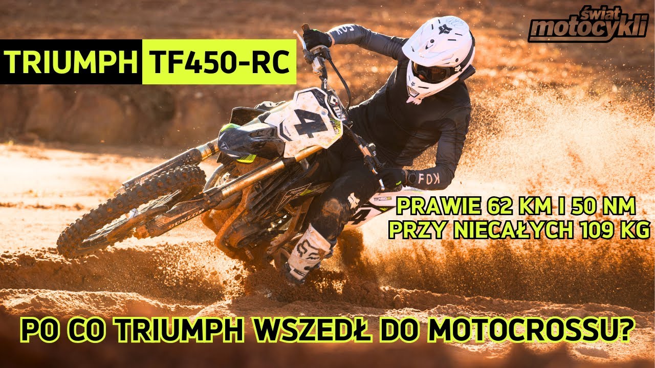 Czy będzie to najlepsza crossówka na rynku? - przetestowaliśmy Triumpha TF450-RC 2025 w USA!