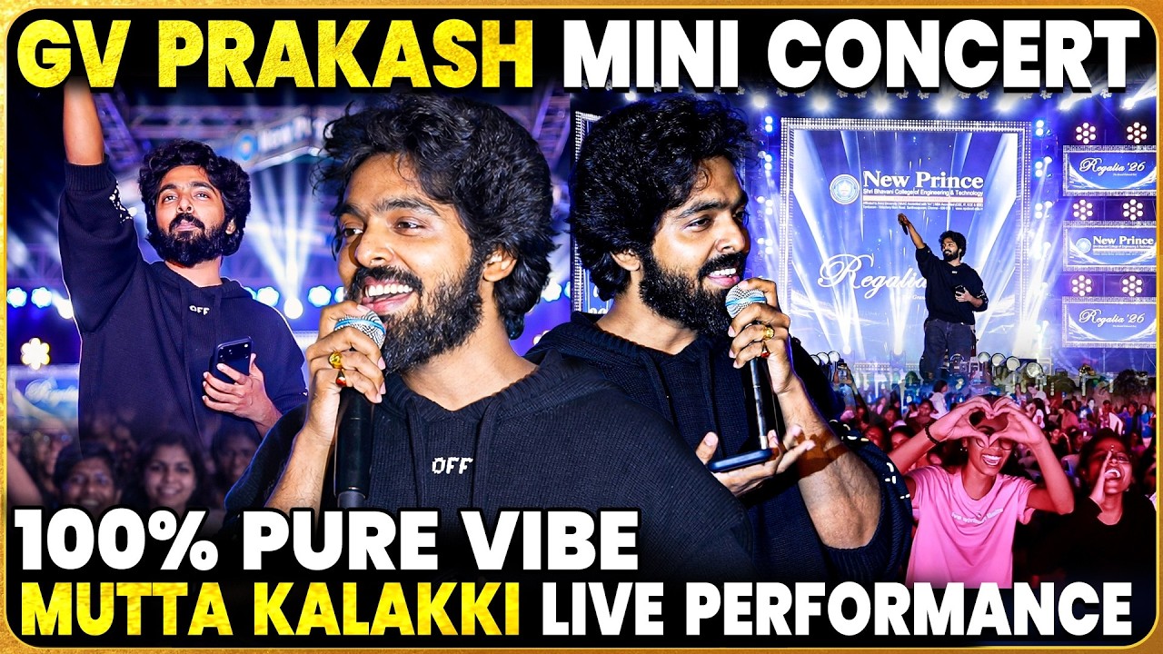 GV Prakash Mini Concert | Mutta Kalakki | Pirai Thedum Iravilae | Vaanganna Vanakkanganna