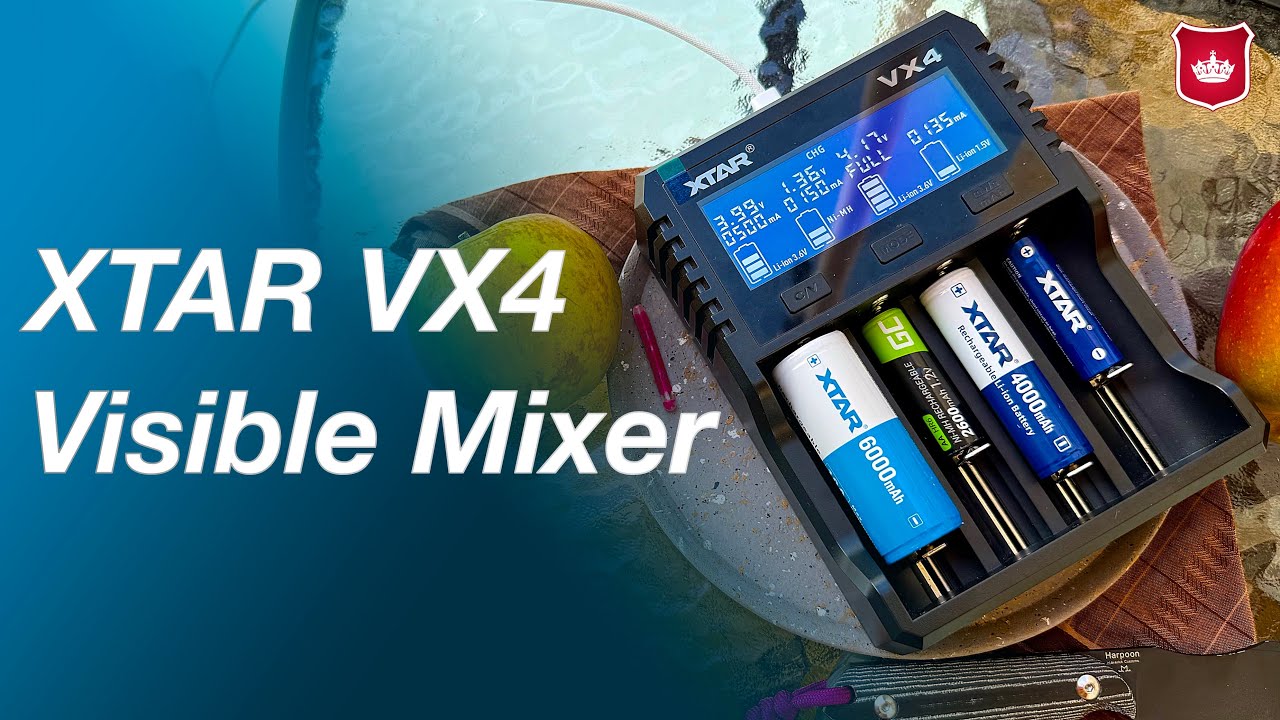 XTAR Visible Mixer VX4 - Kombajn wśród ładowarek do ogniw i akumulatorów