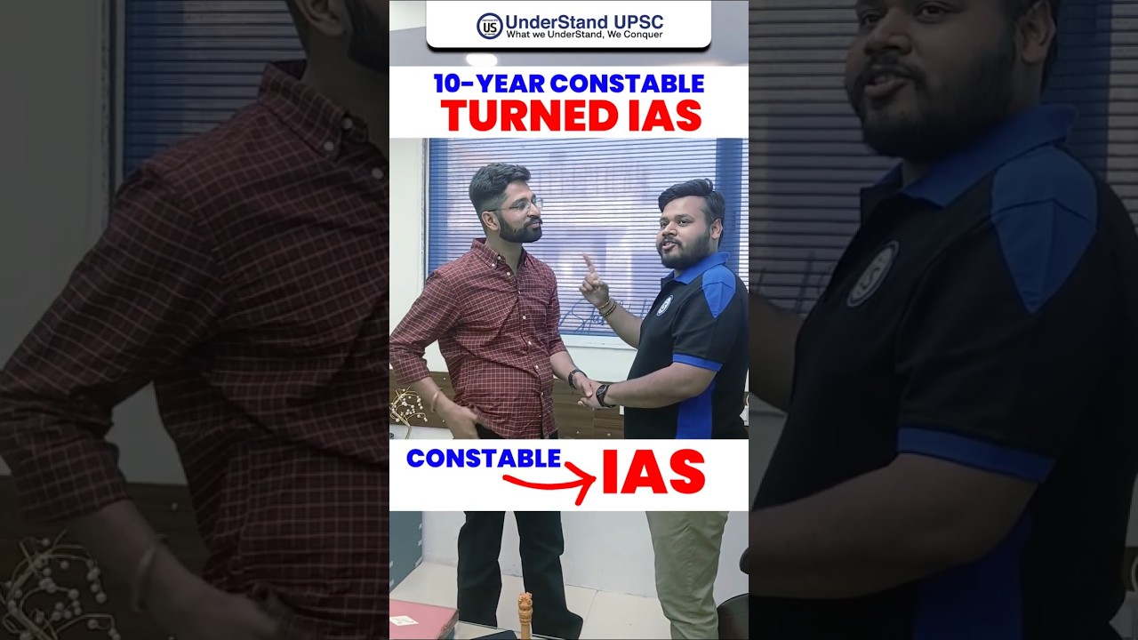 10 years as Constable - Now IAS | #upsc #cse #result