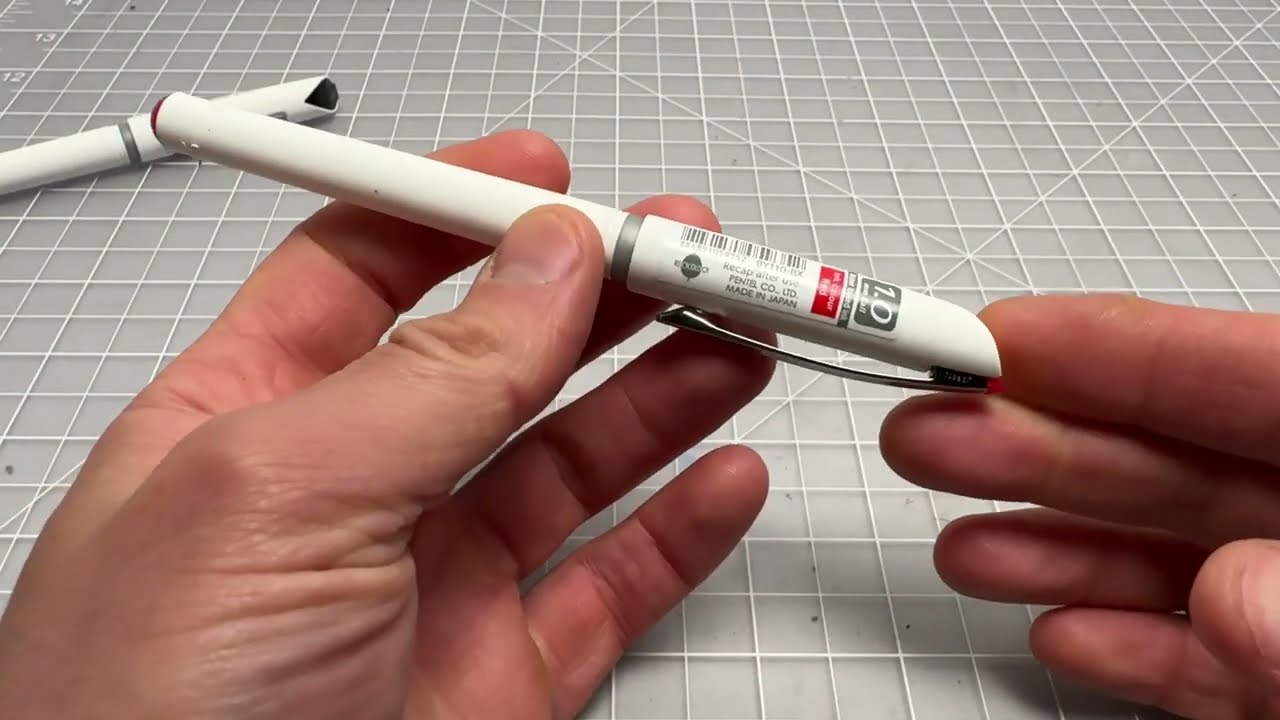 Pentel Floatune 1.0 мм (со сравнением с роллером)