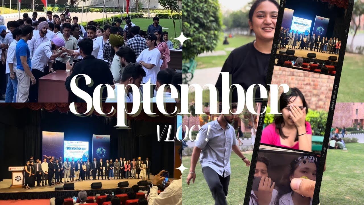 Life at Chandigarh University | MBA Diaries | Our Exciting September Journey! 🎓✨