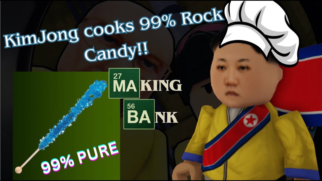KimJong Cooks 99% Pure Blue Rock Candy in Cook Candy!