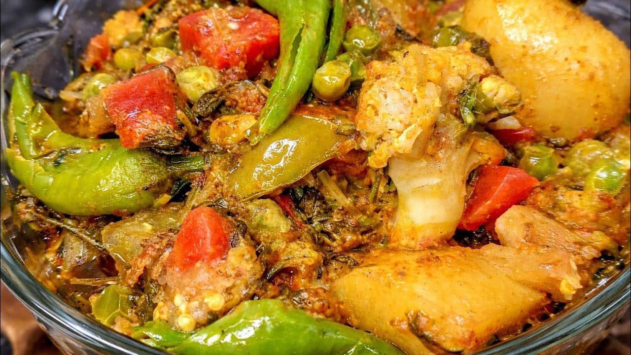 Mix Vegetable Karahi | Healthy & Tasty Sabzi | Veg Karahi | 