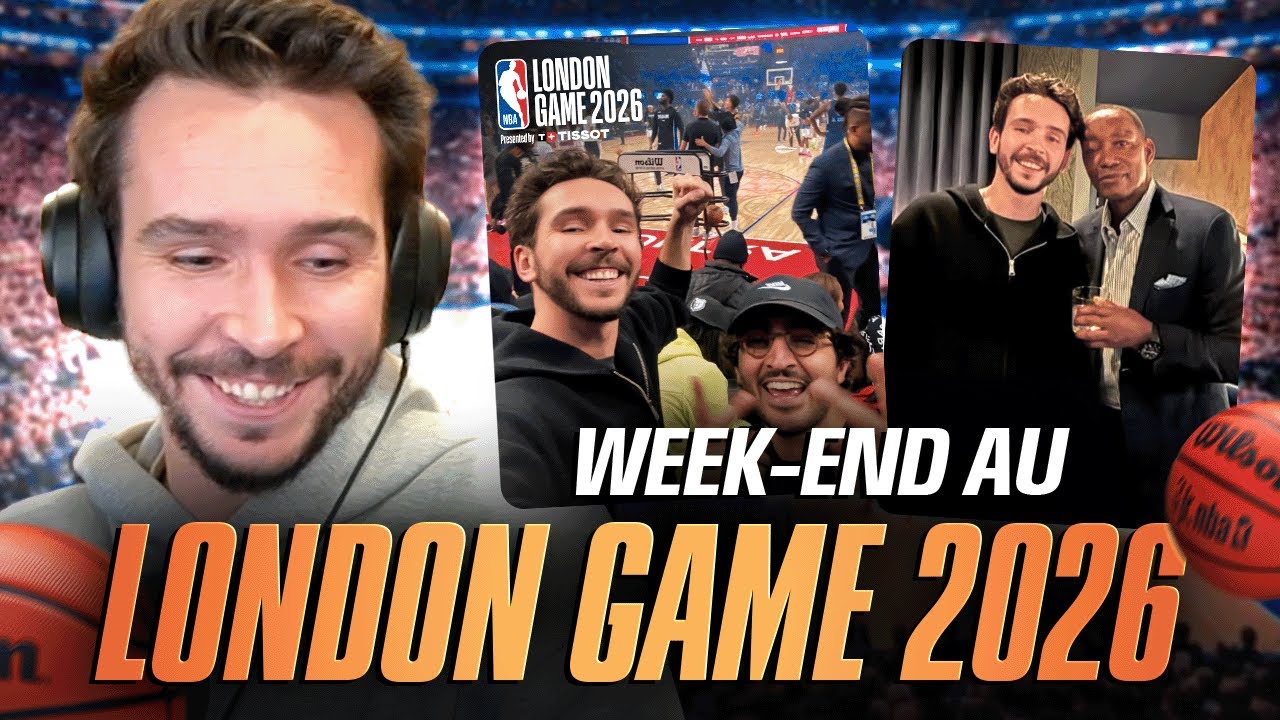 J'AI RENCONTRÉ DES STARS DE LA NBA ! (London Game 2026)