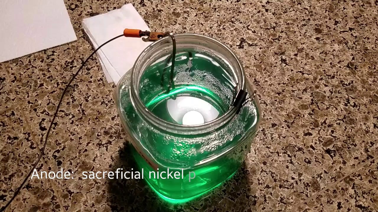 More Electroplating - Nickel onto brass