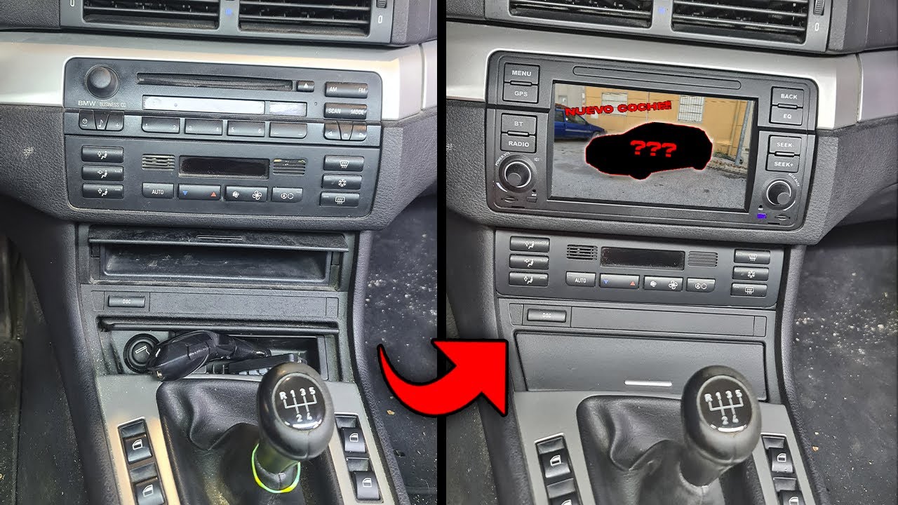 como INSTALAR una RADIO ANDROID en BMW E46 con IMPRESIÓN 3D😲- Flsun V400