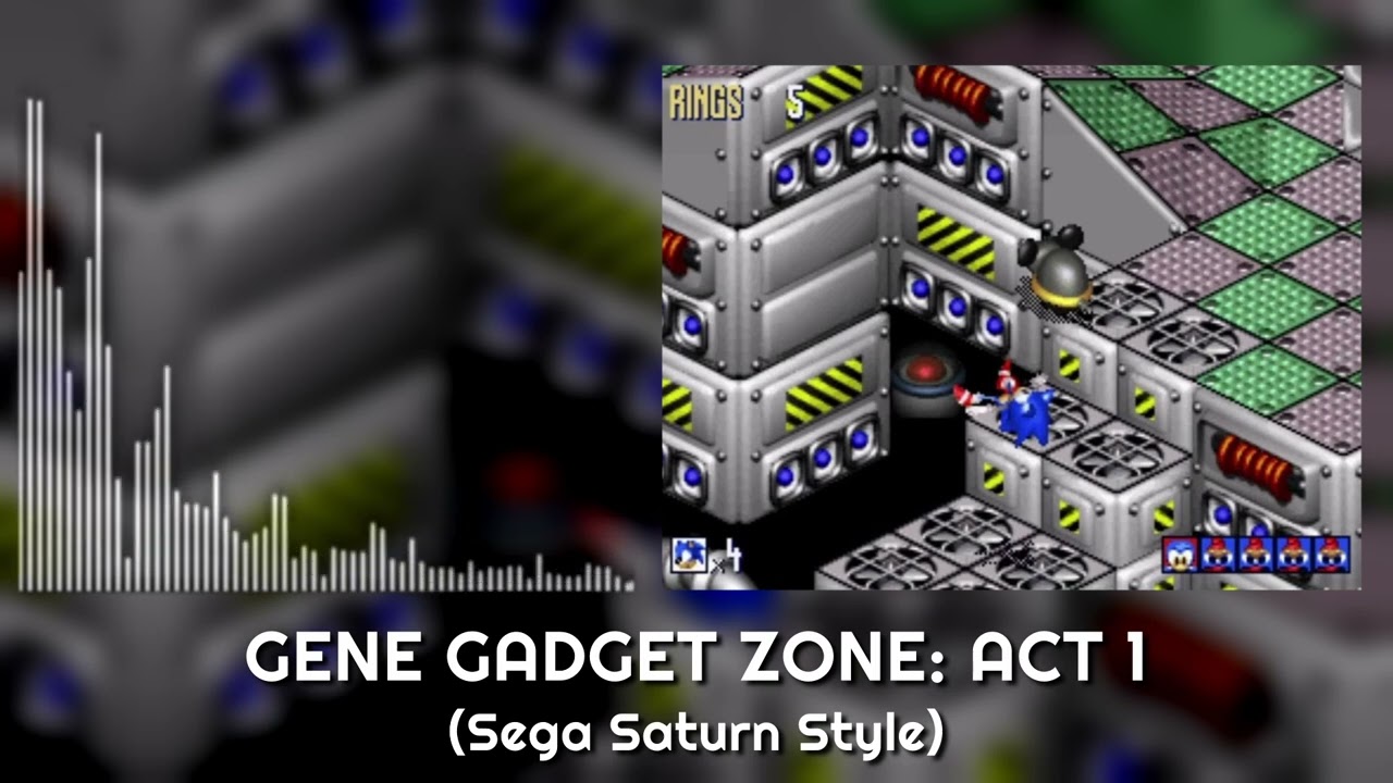 Sonic 3D Blast (GEN) - Gene Gadget Zone: Act 1 [Saturn Remix]