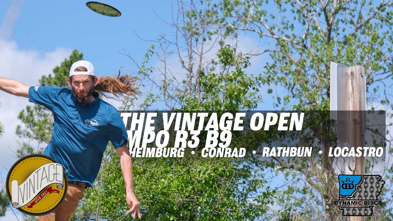 2021 Vintage Open | Final RD B9 | Heimburg, Conrad, Rathbun, Locastro | GKPRO Disc Golf