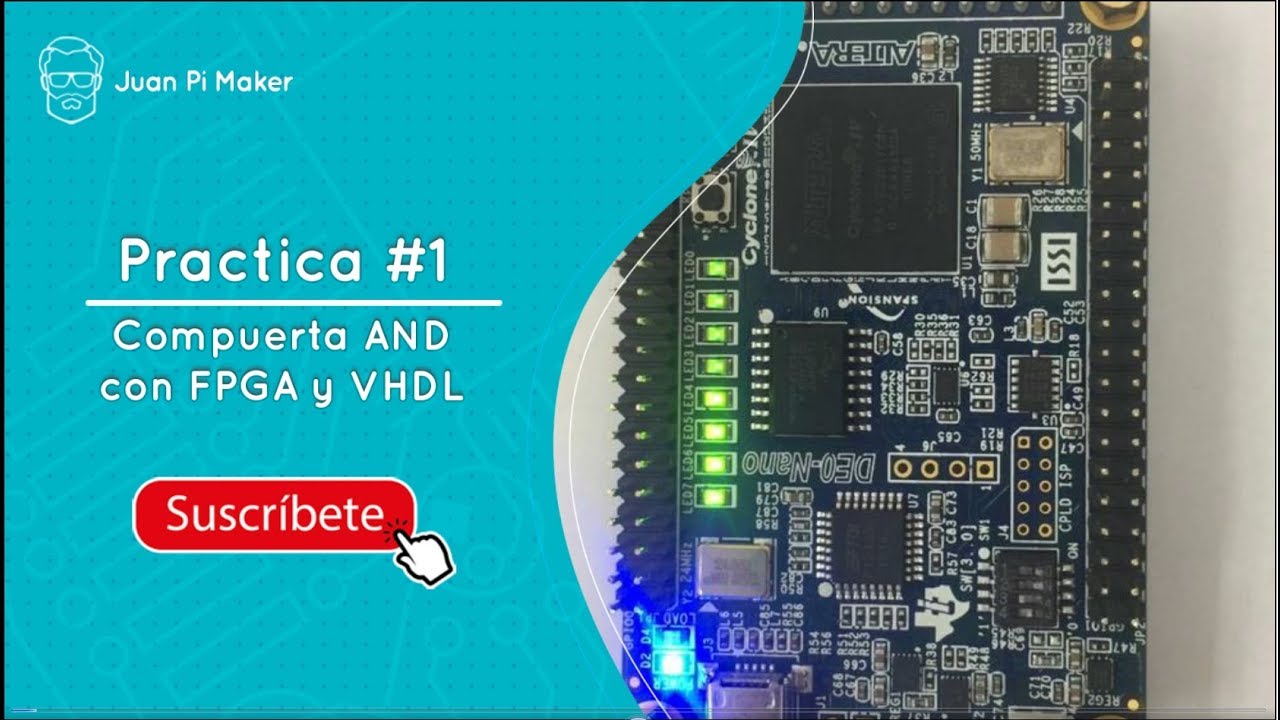 Practica #1 Hacer una compuerta lógica AND con FPGA ALTERA, software QUARTUS y lenguaje VHDL