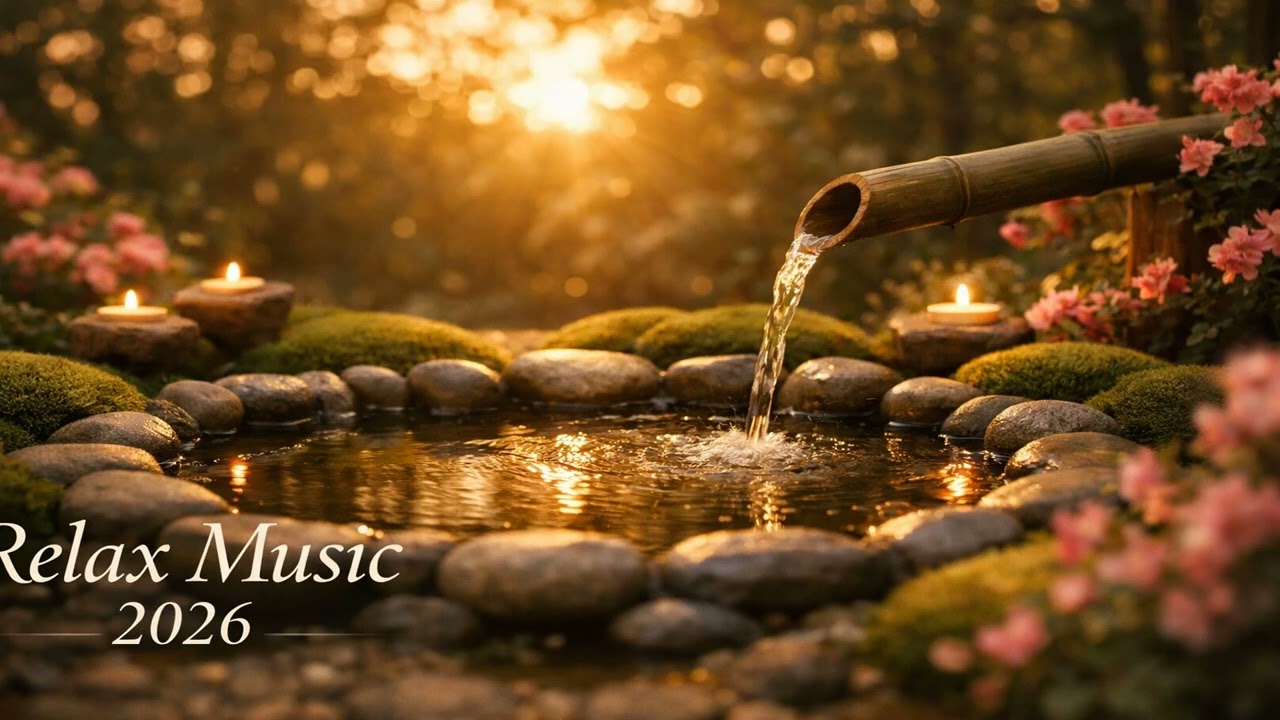 Relaxing Music Relieves Stress, Anxiety and Depression 🌿 Soothing Piano + Water Sounds, Calm Music