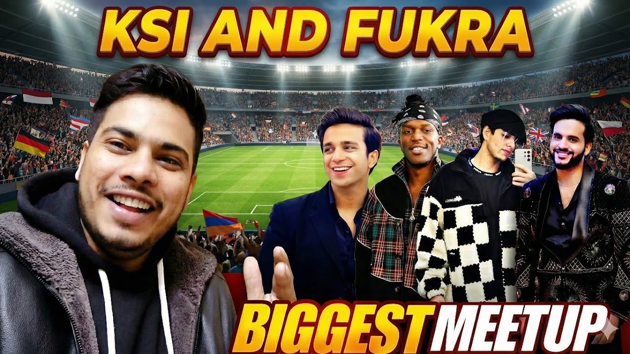 KSI Grand Meet-Up In India 😱 | KSI | Fukra Insan 