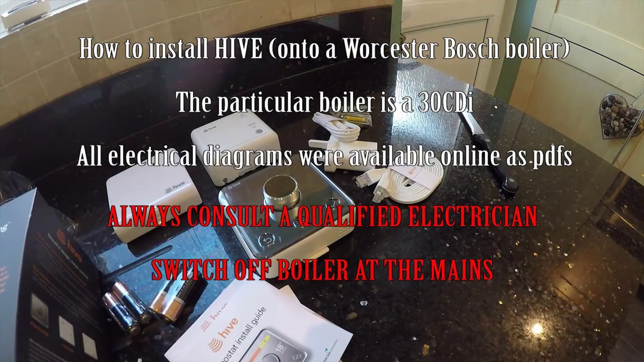 How to install HIVE 2 by British Gas into Worcester Combi Boiler - Saved £70.00