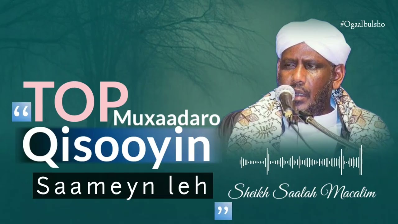 TOP Muxaadaro Qisooyin Xigmad iyo Ku Cibro Qaadasho Mudan!! || Sheikh Saalax Macalim #Qisooyin