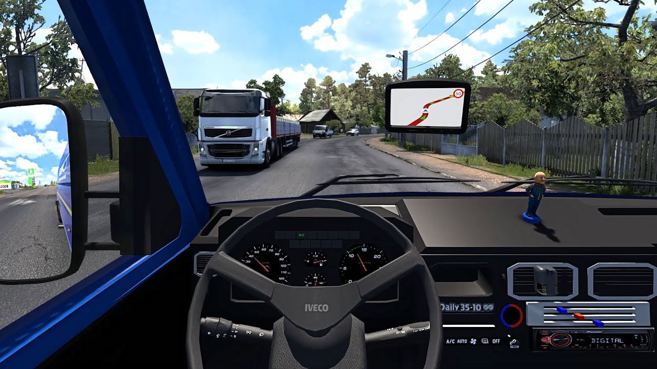 Iveco Daily 35 - Euro Truck Simulator 2 [Steering Wheel Game Play]
