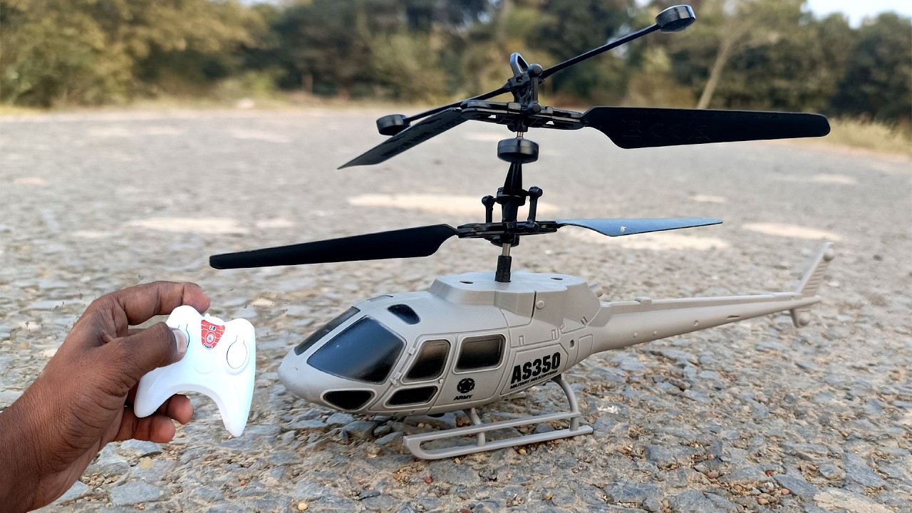 RC Helicopter AS350 Unboxing And Testing 🔥🚀