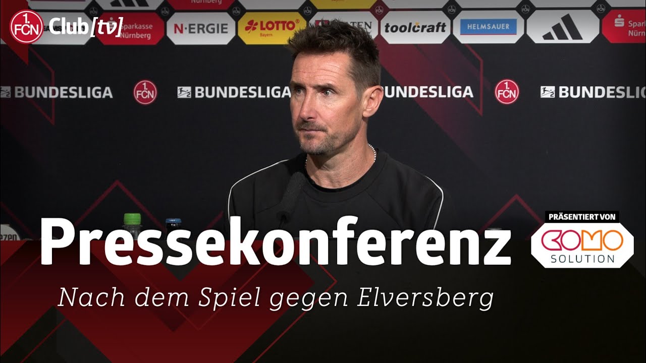 Die Pressekonferenz mit Miro Klose & Vincent Wagner nach dem Heimsieg gegen Elversberg 3:2