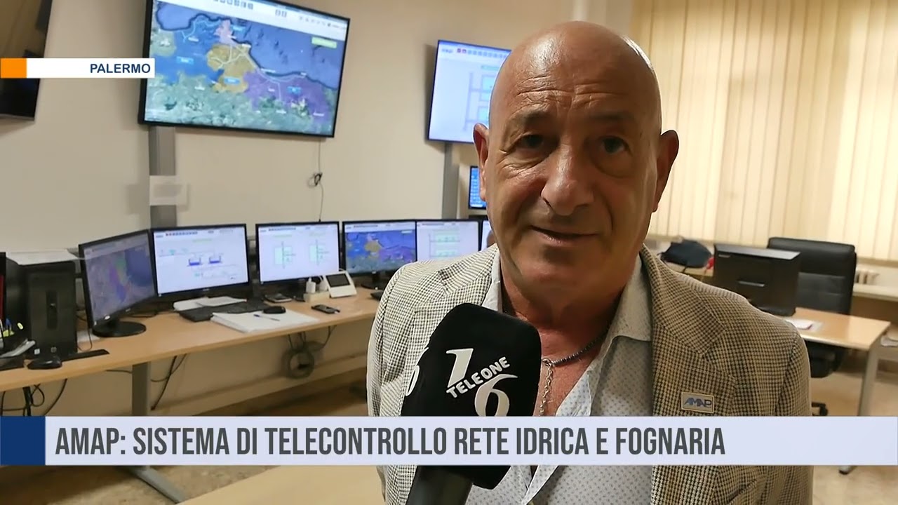 Palermo. Amap: sistema di telecontrollo rete idrica e fognaria