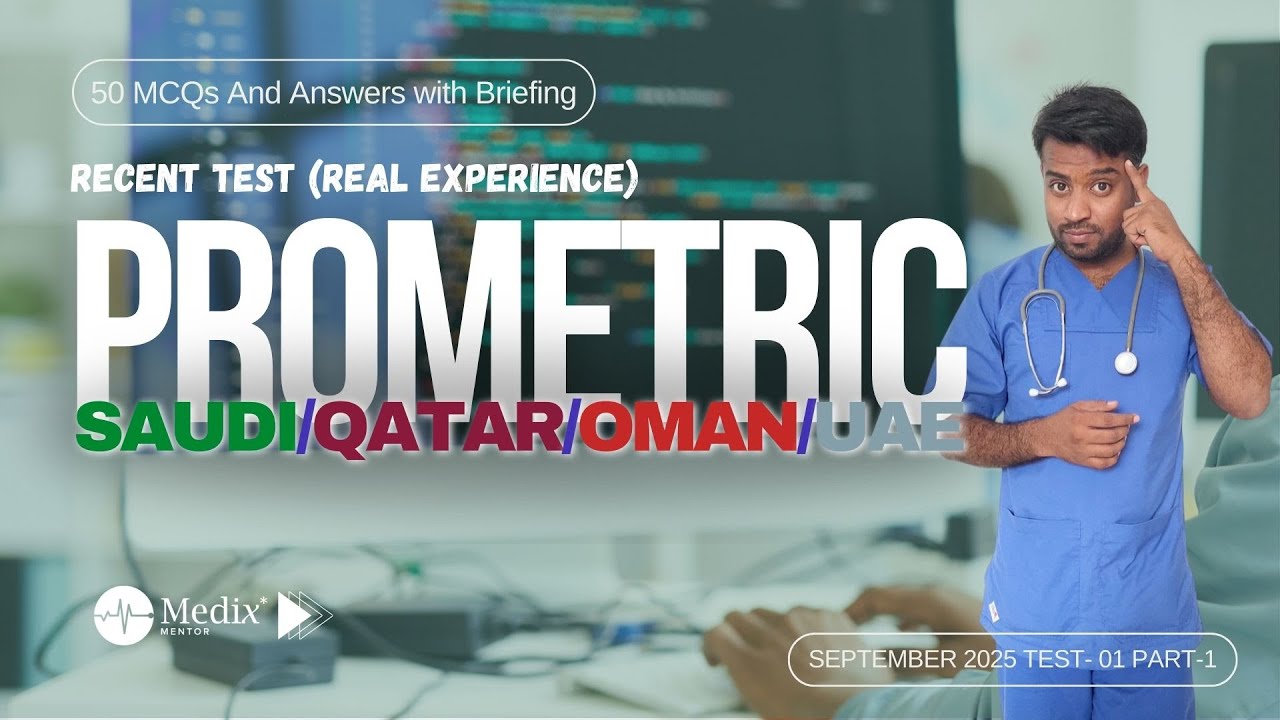 MOH September Series Test 1 Part 1 (50 Nursing questions with answers for Prometric Exam, SNLE, DHA