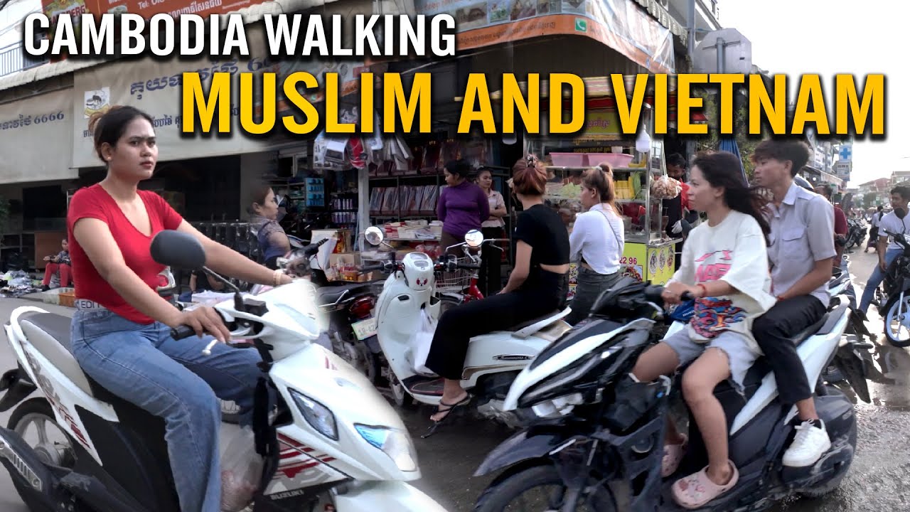 The Most Muslim and Vietnam Life Living in Cambodia Country at this Villages #muslim #vietnamese #KH
