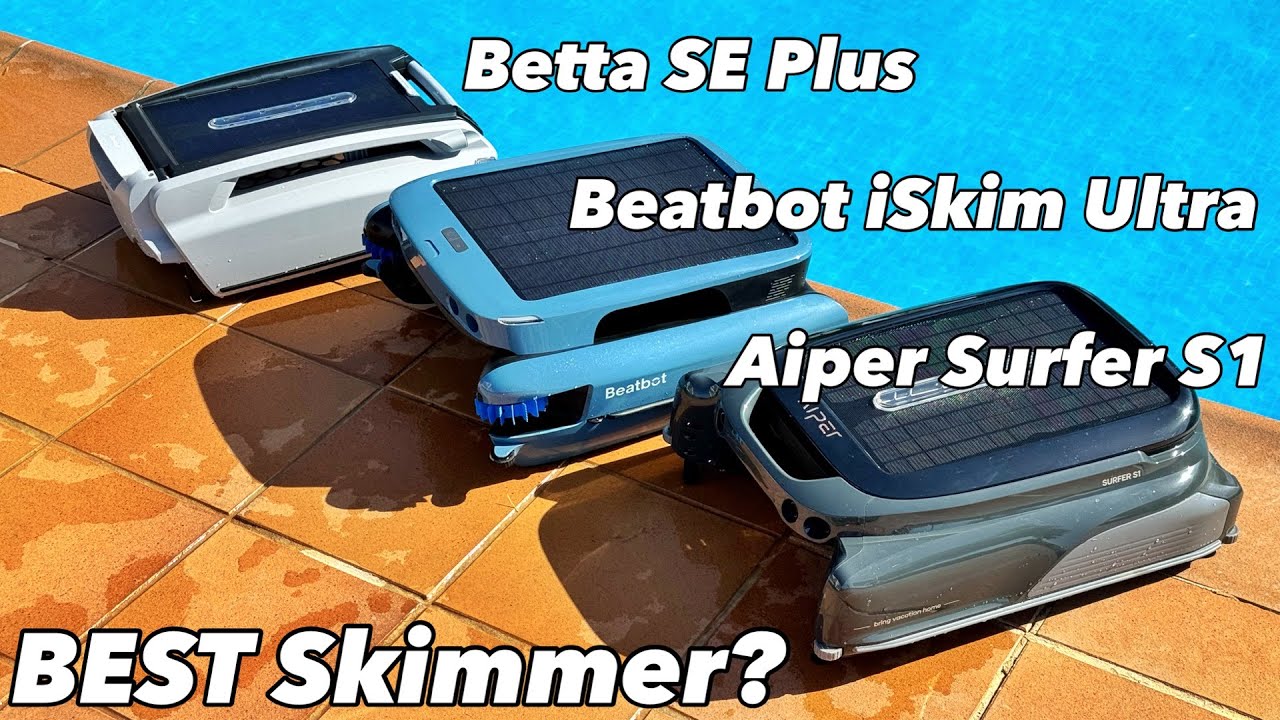 Beatbot iSkim Ultra, Aiper Surfer S1 и Betta SE Plus — какой роботизированный скиммер для бассейн...
