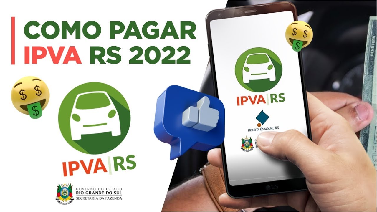 COMO PAGAR IPVA RS E TAXA DE LICENCIAMENTO ANUAL 2022