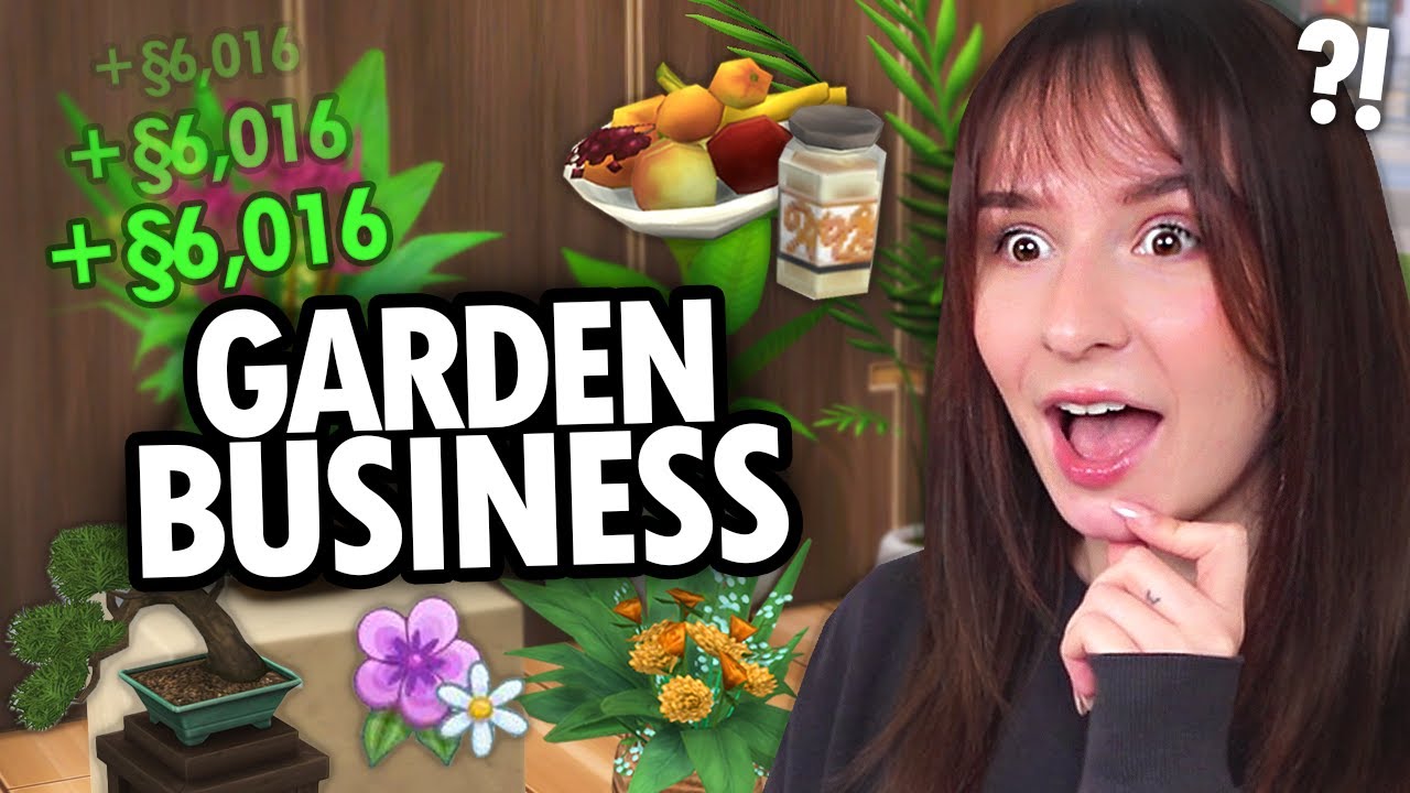 Can I get rich selling GARDEN PRODUCE in The Sims 4 Businesses & Hobbies?