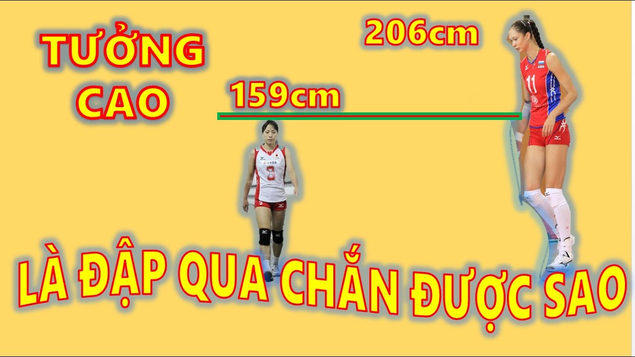 Huyền Thoại Yoshie Takeshita - Chỉ Cao 159cm Nhưng Chắn BÓng Rụng Chiều Cao 206cm - Bóng Chuyền