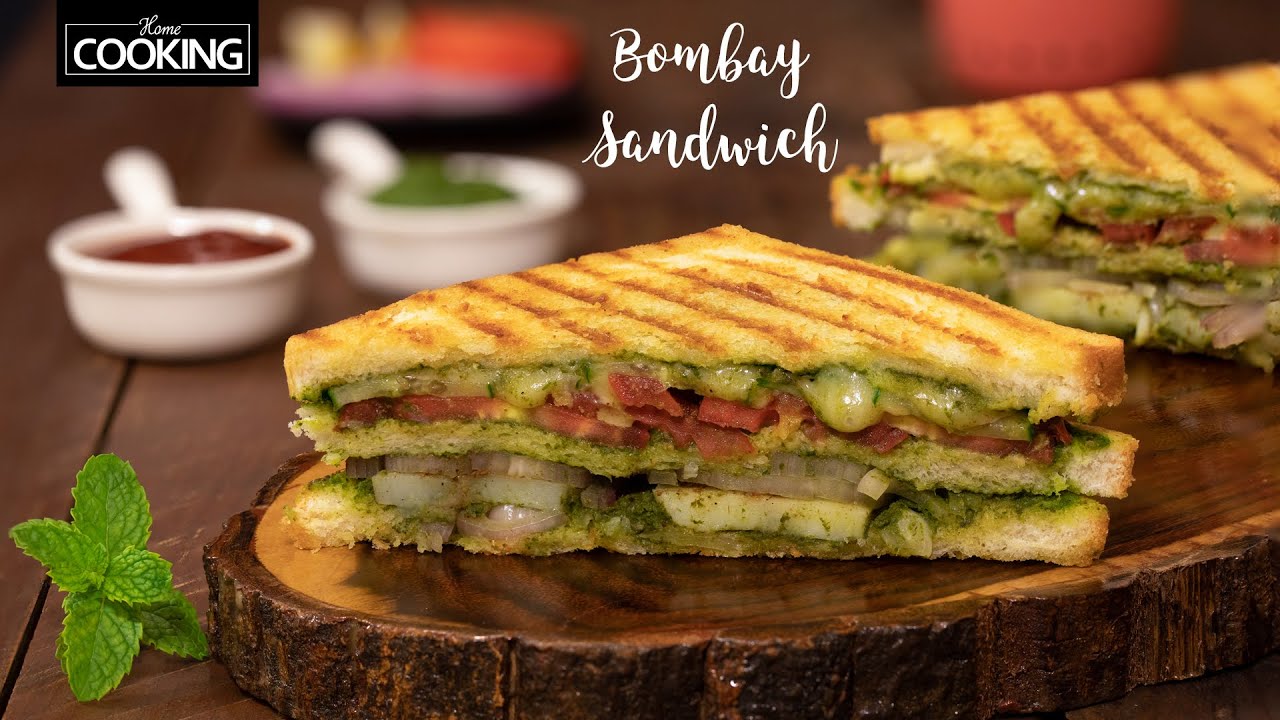 Bombay Sandwich Recipe| Street Food | Veg Sandwich Recipe| Grilled Cheese Sandwich @HomeCookingShow