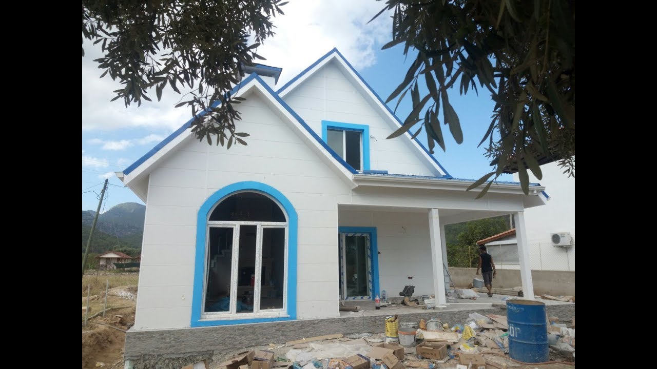 SerVilla Muğla Çökertme Anahtar Teslim ÇELİK Villa Yapım Aşamaları