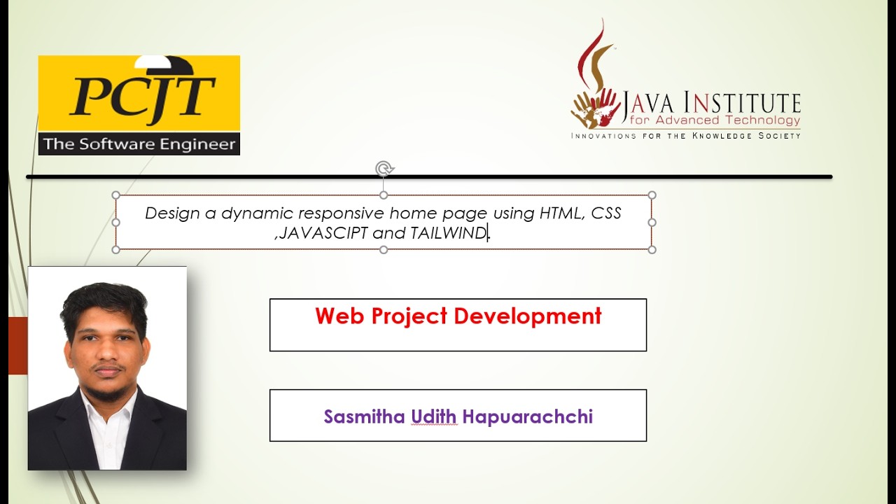 Design a dynamic responsive home page using HTML, CSS ,JAVASCIPT and TAILWIND.