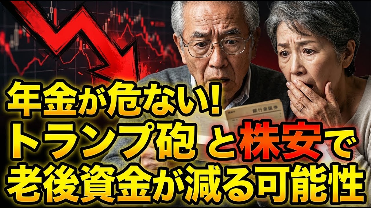 【緊急】年金が危ない！トランプ砲と株安で老後資金が減る可能性【01/15最新ニュース】