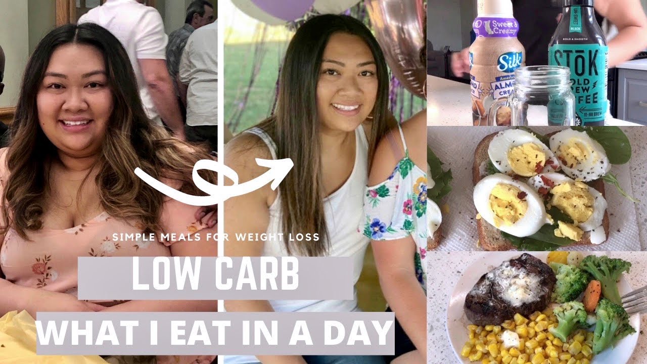 WHAT I EAT IN A DAY | SIMPLE LOW CARB MEALS