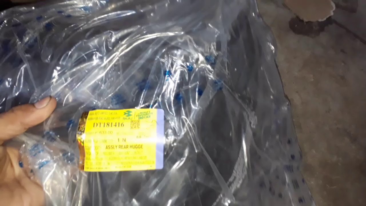 RS 200 NS 200 Rear mudguard with clamp price and part number on Bajaj genuine parts in India