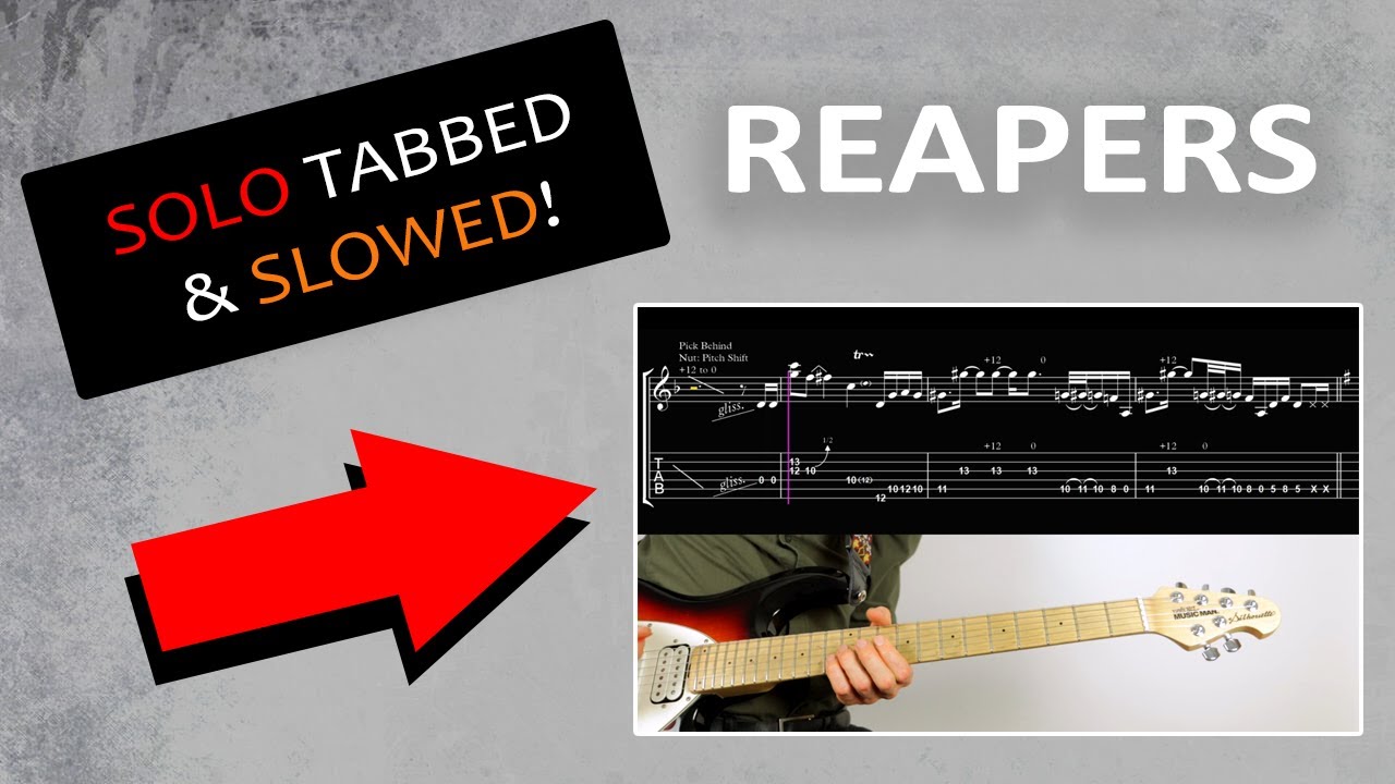 Reapers Guitar Solo Lesson | Muse (with TAB)