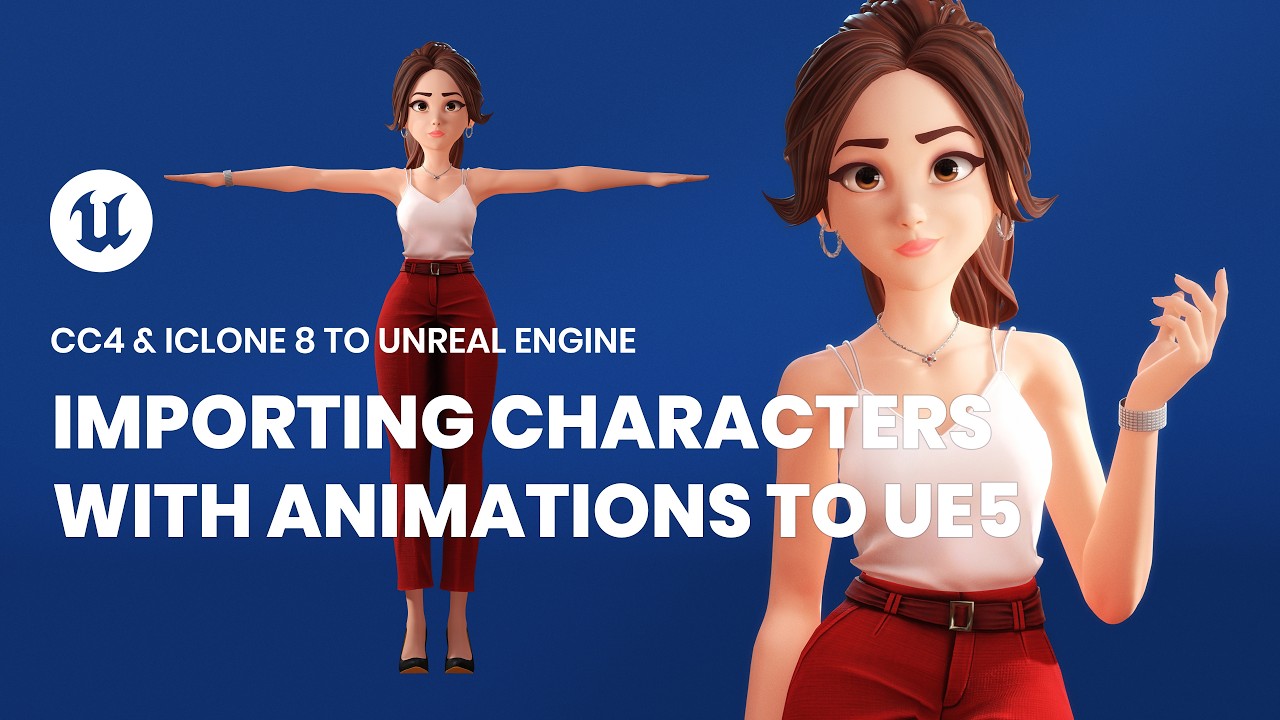Beginner GUIDE to Importing Characters w/ Animation to Unreal Engine 5.5 from CC4 or iClone 8