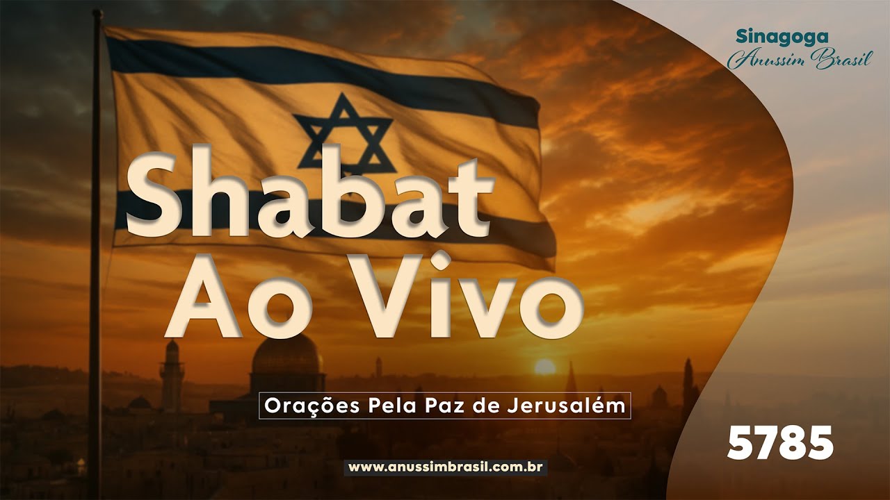 🔴 Shacharit Shabat na Sinagoga Anussim Brasil | Orações Pela Paz de Jerusalém